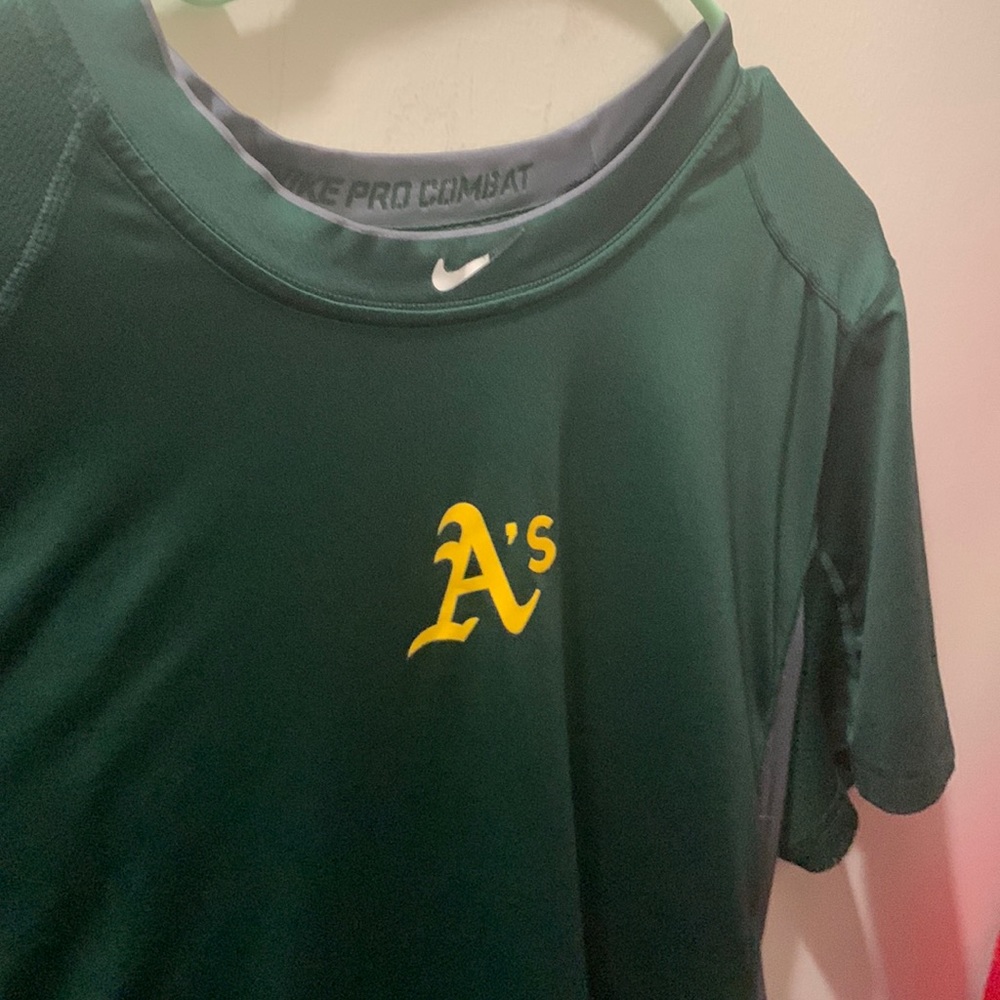 Oakland As fitted Nike shirt